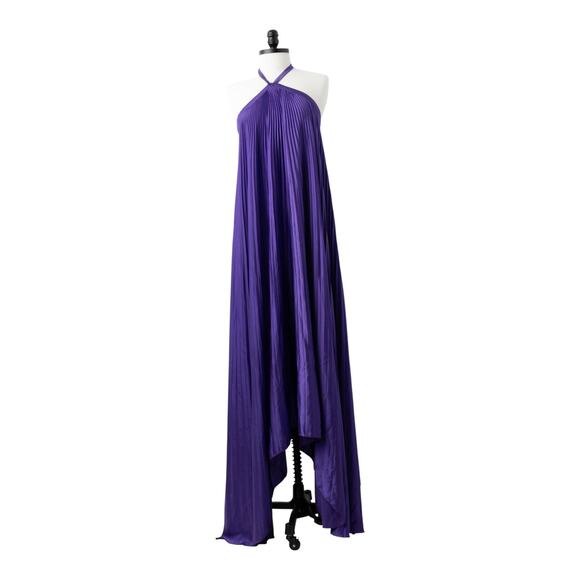 L'IDÉE Déesse Gown in Purple Size 6 - Picture 5 of 11